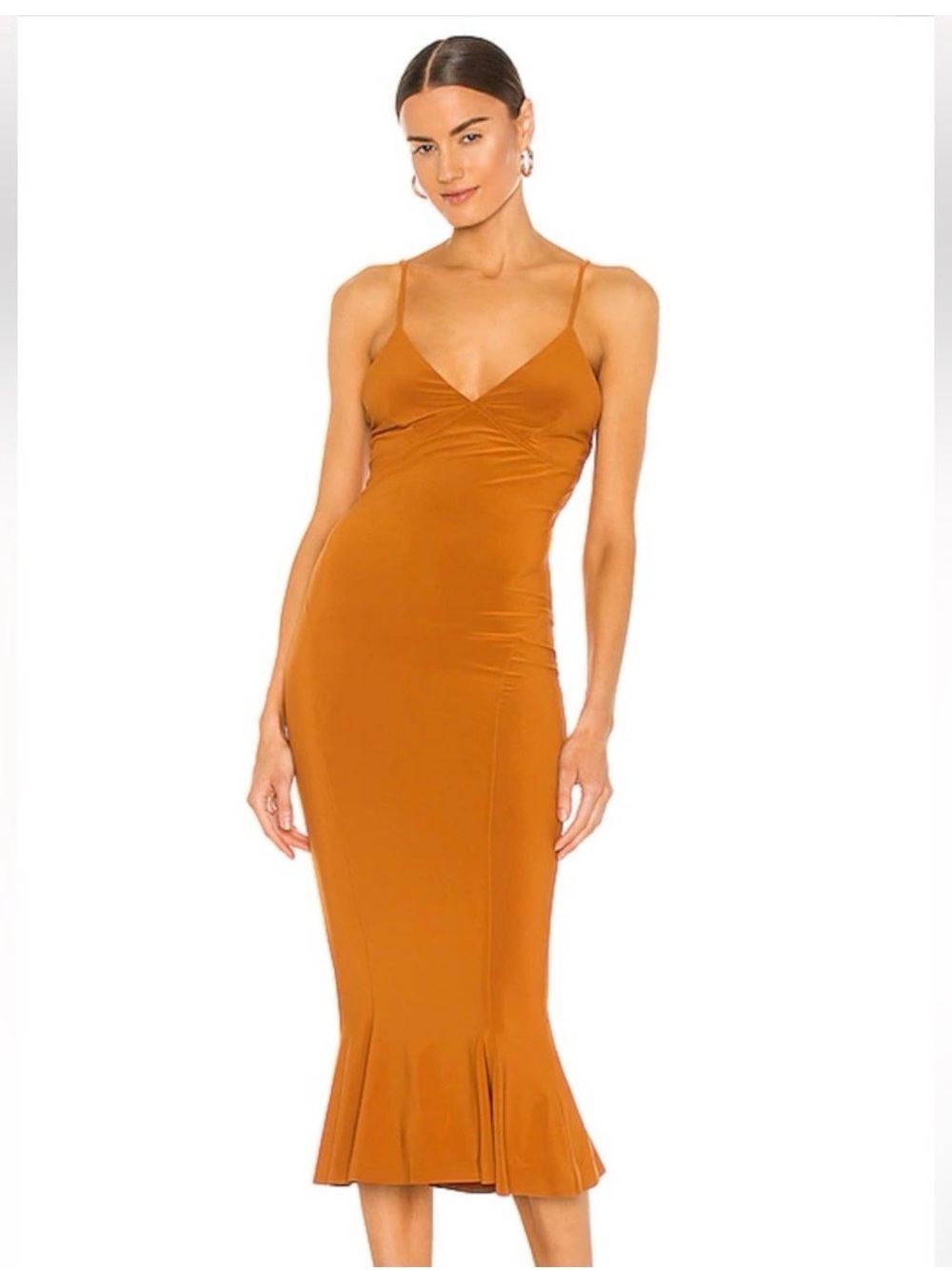 Norma Kamali X Revolve fishtail gown